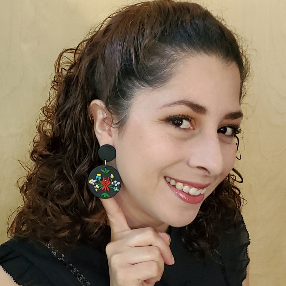 Handmade Clay Earrings | Fiesta Theme